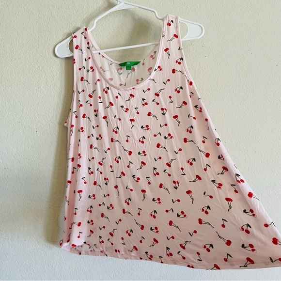 Dip cherry pajama tank size 1X like new soft lounging sleepwear lightweight airy - Picture 4 of 9